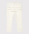 Legging imprimé bébé fille blanc MARSHMALLOW/jaune OR