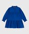 Robe enfant manches longues en coton unie OLYMPIC