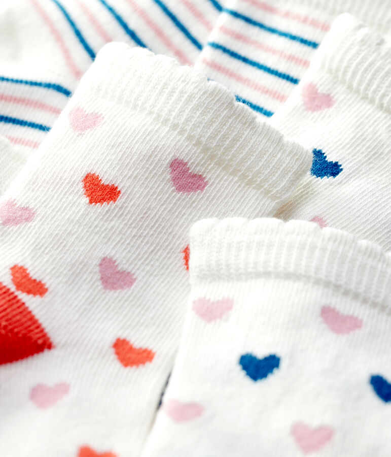 Lot de 3 paires de chaussettes b&eacute;b&eacute; multicouleur