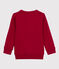 Sweatshirt en molleton enfant garçon rouge TERKUIT