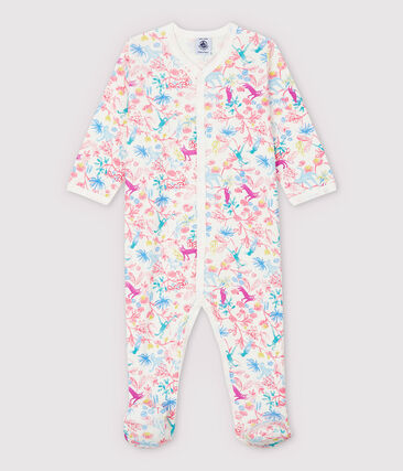 PETIT BATEAU - Dors-bien jungle bébé fille en coton