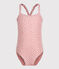 Maillot de bain 1 pièce imprimé enfant fille PANTY/ MARSHMALLOW