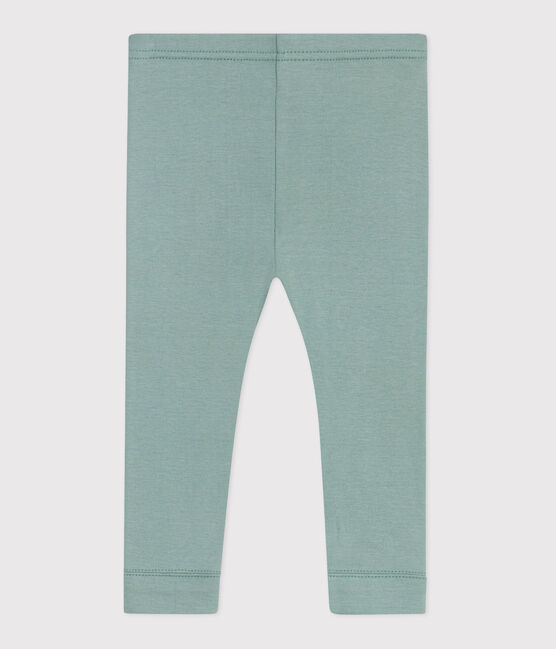 Legging bébé en coton uni vert PAUL