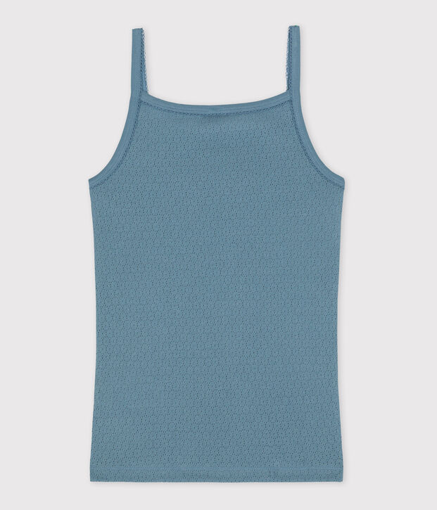 Chemise &agrave; bretelles L'ICONIQUE en coton Femme bleu