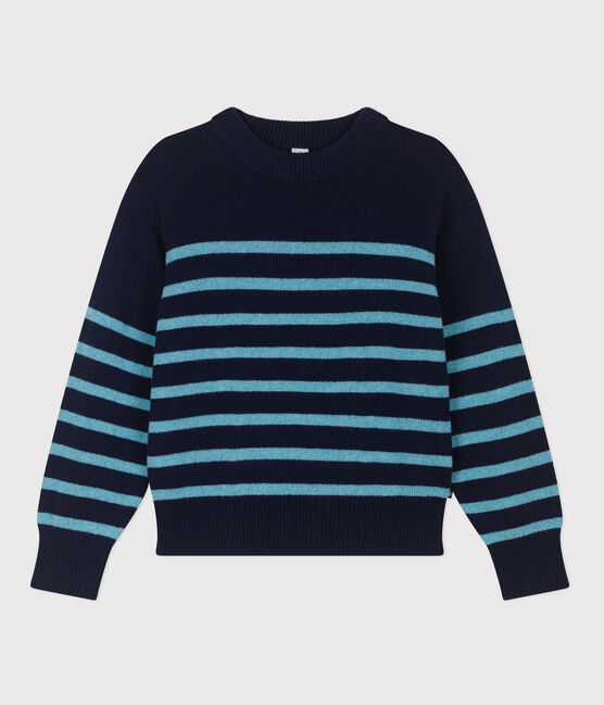 Pull en laine marinière Femme SMOKING/ AZUL