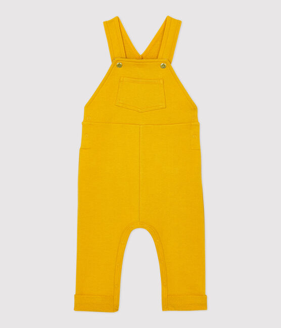 Salopette molleton bébé. jaune BOUDOR