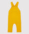 Salopette molleton bébé. jaune BOUDOR