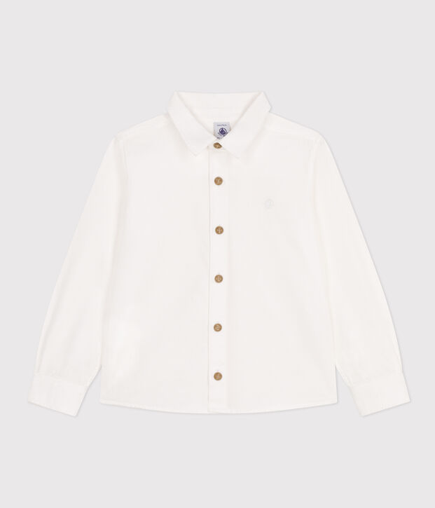 Chemise enfant gar&ccedil;on blanc
