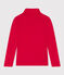 Sous-pull en coton enfant fille / gar&ccedil;on rouge