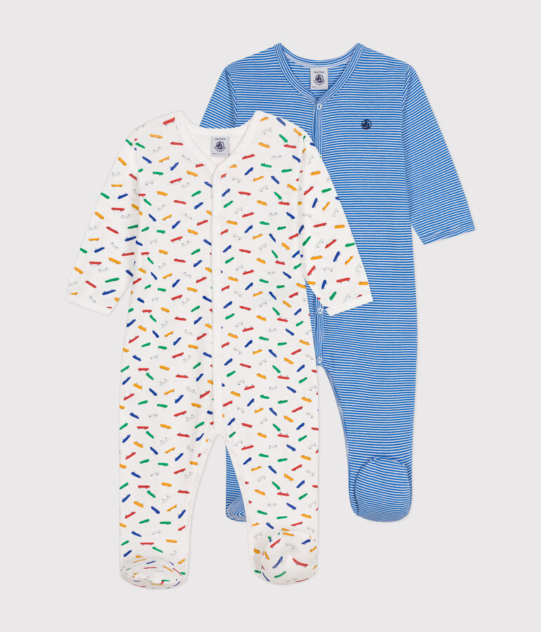 Lot de 2 pyjamas en coton b&eacute;b&eacute; variante 1