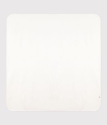 Couverture légère naissance en coton ajouré cœur uni