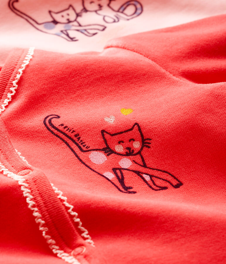 Duo de dors bien b&eacute;b&eacute; en velours variante 1