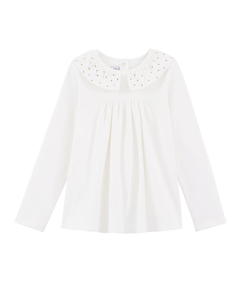 Blouse enfant fille blanc