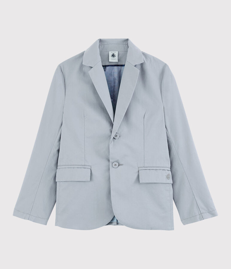 Veste en serge craquante enfant gar&ccedil;on gris CONCRETE