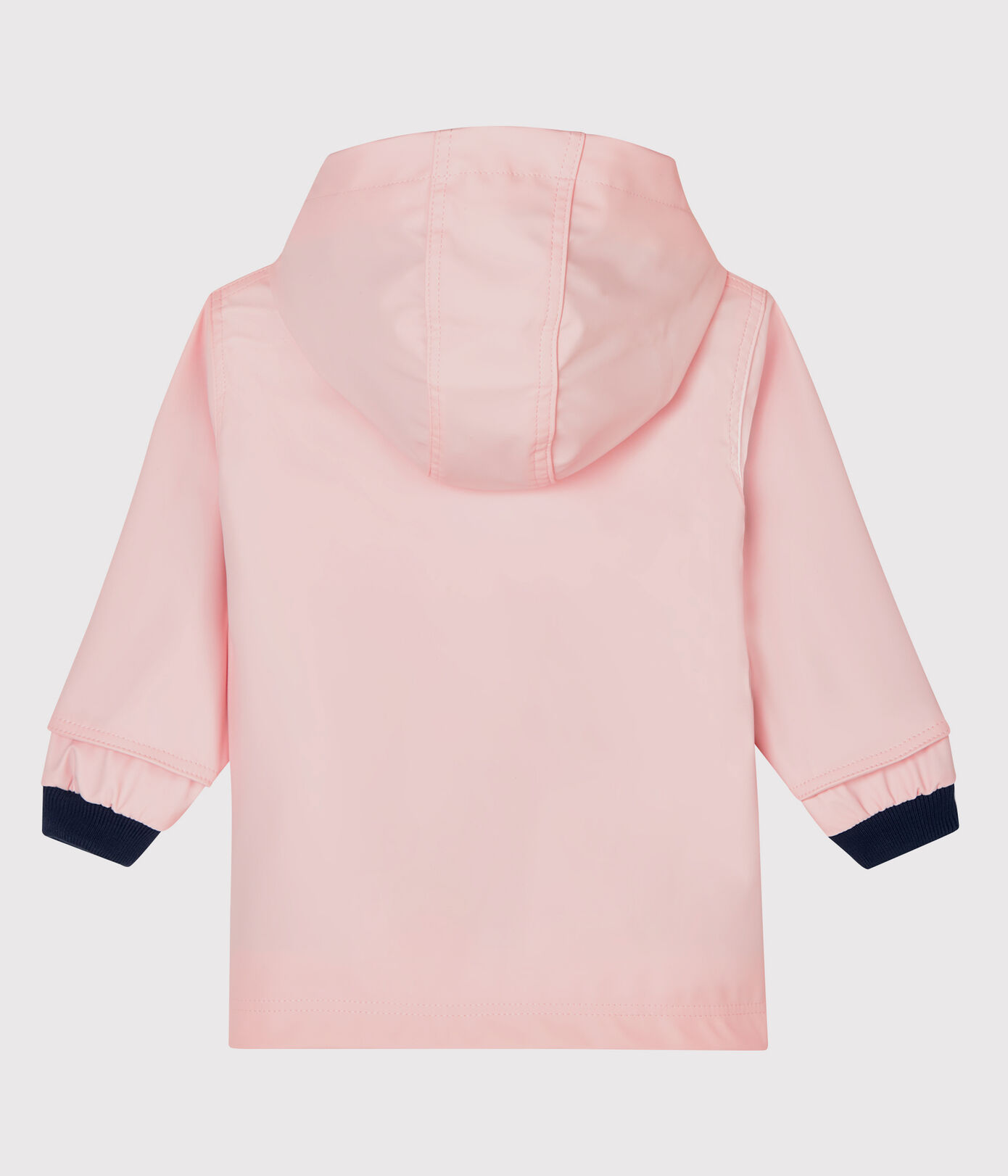 Ciré Petit Bateau Manches Longues Pour Bébé Fille - Imperméable Polyester Doublure Coton - Style Iconique Marin