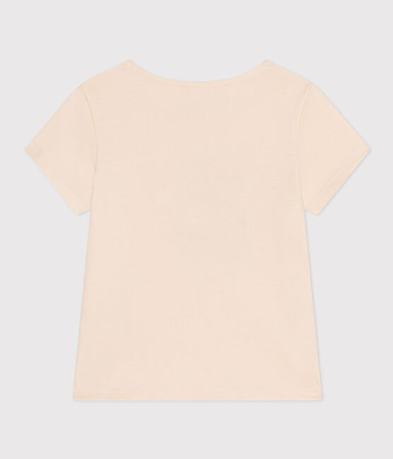 Tee-shirt en jersey léger enfant fille blanc AVALANCHE/ MULTICO