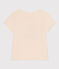 Tee-shirt en jersey léger enfant fille blanc AVALANCHE/ MULTICO