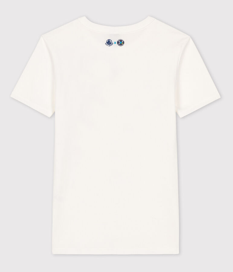 Tee-shirt L'ICONIQUE Water Family x Petit Bateau blanc MARSHMALLOW