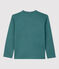 T-shirt en coton bio enfant fille / garçon vert BRUT