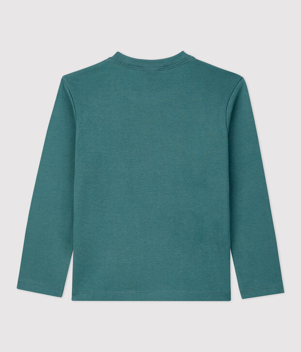 T-shirt en coton bio enfant fille / gar&ccedil;on vert