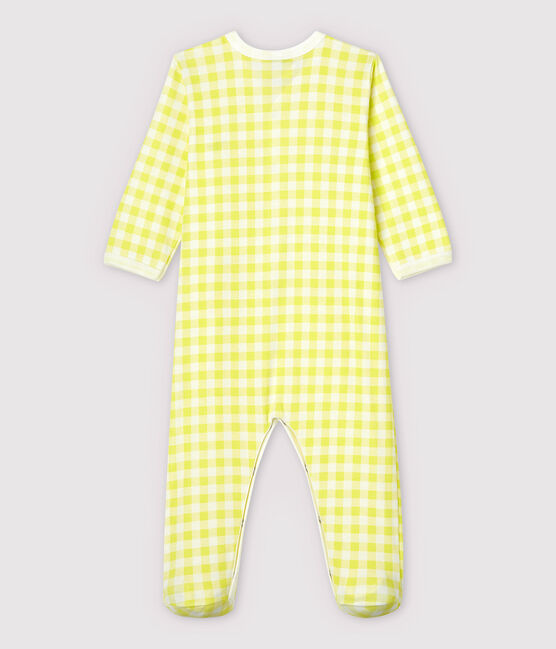 Dors-bien vichy jaune bébé en coton blanc MARSHMALLOW/ SUNNY
