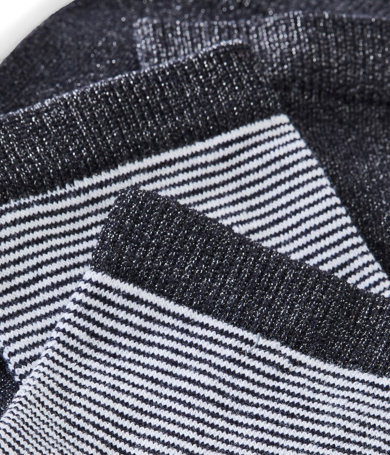 Lot chaussettes mi-hautes femme multicouleur