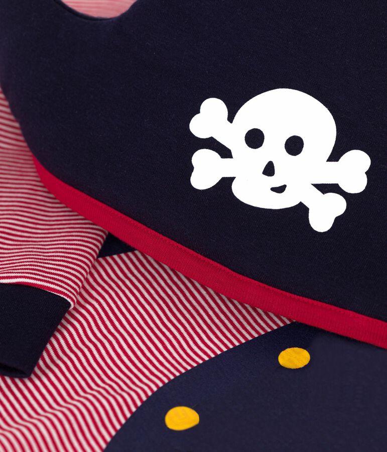 Pyjama d&eacute;guisement pirate enfant en coton bleu SOIR/ MULTICO