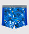 Short de bain écoresponsable bébé garçon bleu SURF/blanc MULTICO