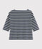 Marinière en coton Femme bleu SMOKING/blanc MARSHMALLOW