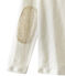 Cardigan enfant fille blanc LAIT/jaune OR