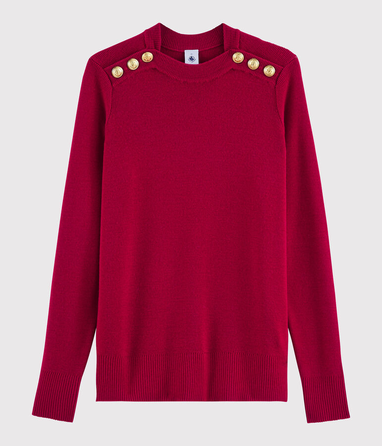 Pull laine Femme rouge TERKUIT