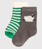 Lot de 2 paires de chaussettes bébé variante 1