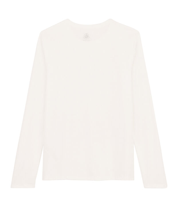 Tee shirt coton Sea island femme blanc