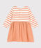 Robe manches longues bimatière bébé SIENNA/ AVALANCHE