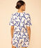 Pyjacourt Paris en coton femme &eacute;cru/multicouleur