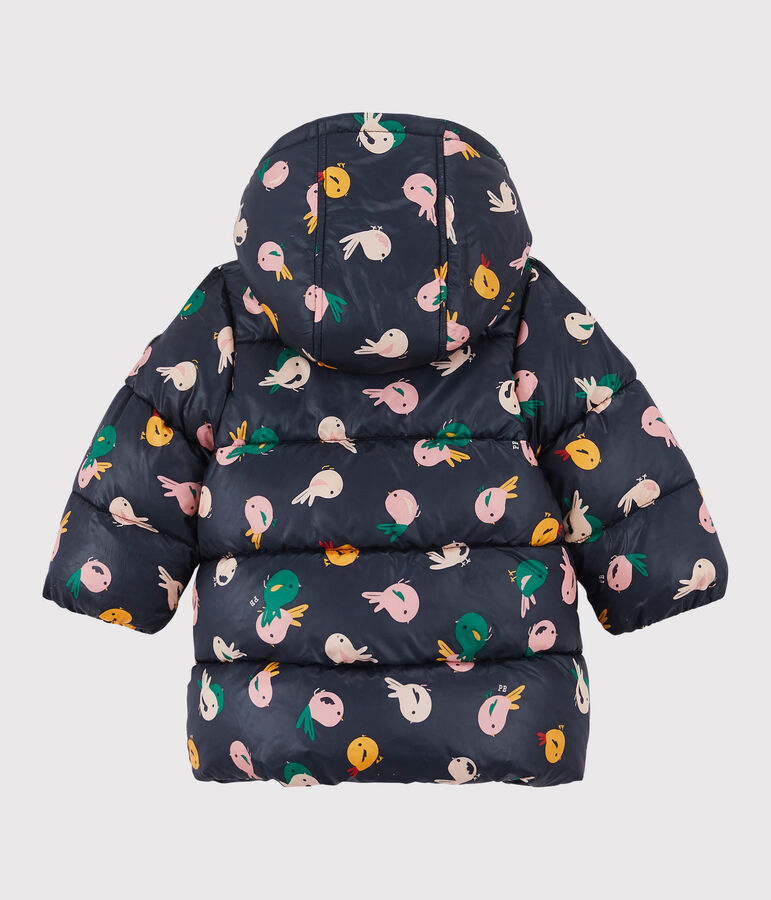 Doudoune polyamide b&eacute;b&eacute;. bleu SMOKING/blanc MULTICO