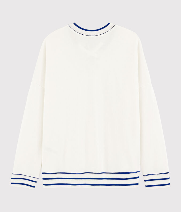 Sweatshirt en molleton Femme blanc MARSHMALLOW