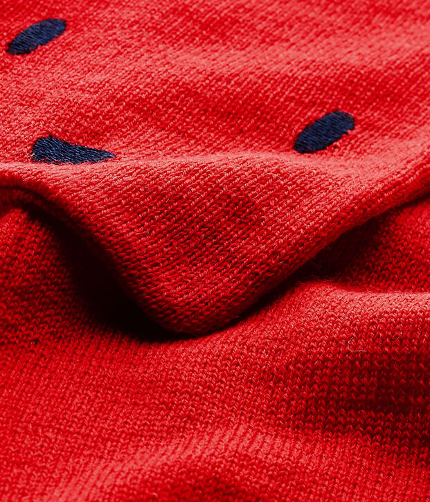 Echarpe b&eacute;b&eacute; mixte rouge