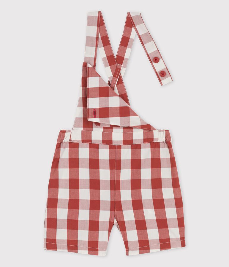 Salopette courte en popeline b&eacute;b&eacute; OMBRIE/ AVALANCHE