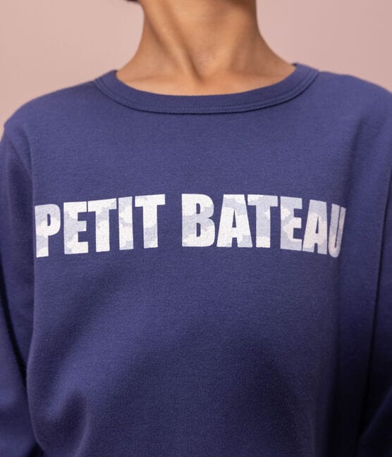 Pyjama Petit Bateau en coton enfant bleu CHALOUPE