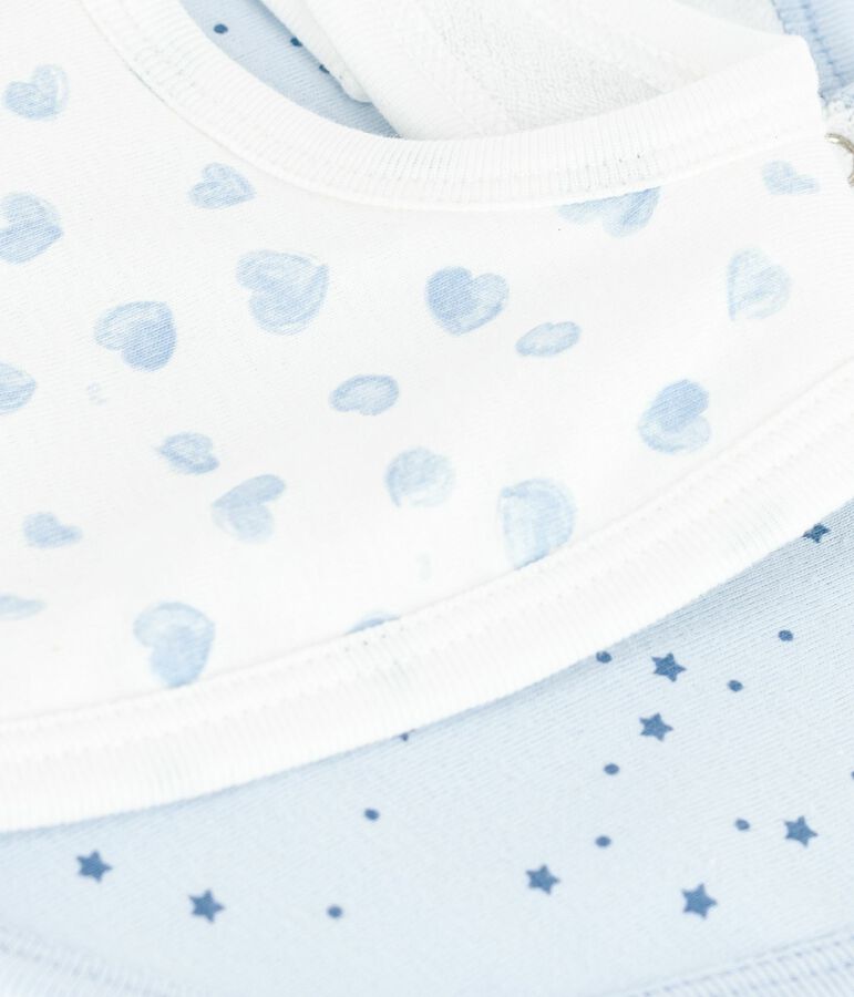 Lot de bavoirs b&eacute;b&eacute; en coton imprim&eacute; multicouleur