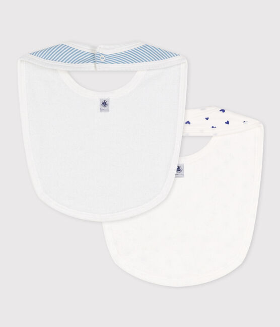 LOT DE 2 BAVOIRS BÉBÉ EN COTON variante 1