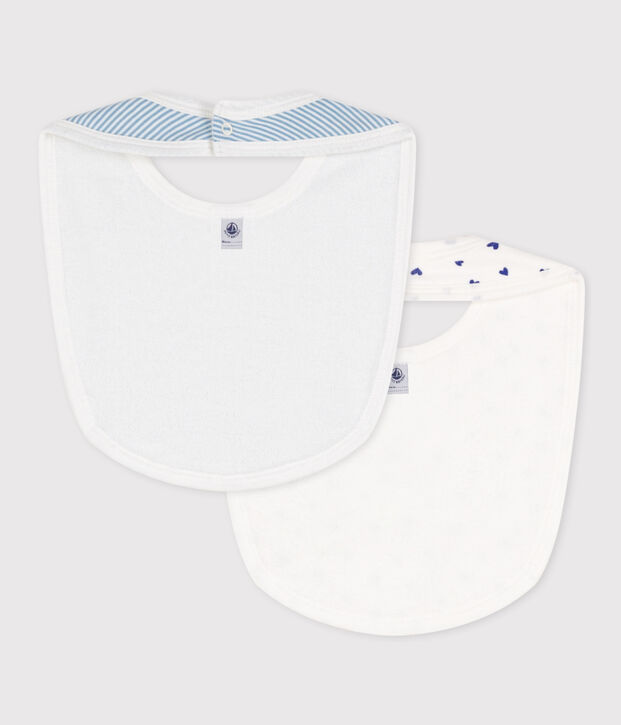 LOT DE 2 BAVOIRS B&Eacute;B&Eacute; EN COTON multicouleur
