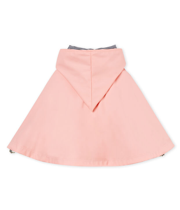 Cape de pluie unie b&eacute;b&eacute; mixte rose