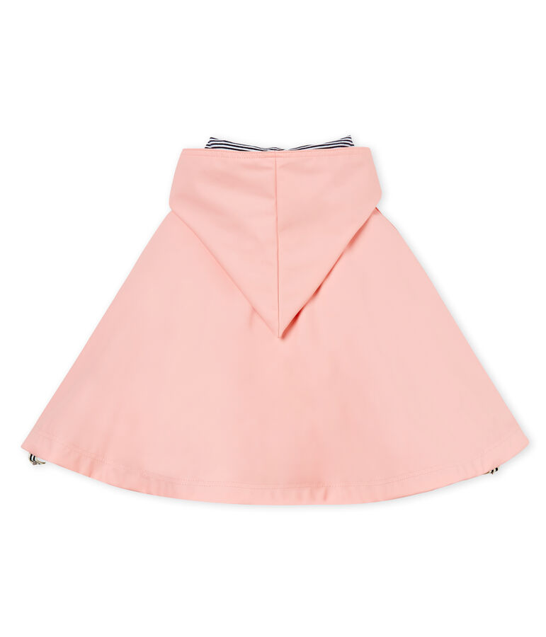 Cape de pluie unie b&eacute;b&eacute; mixte rose