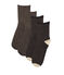 Lot chaussettes mi-hautes femme noir NOIR/jaune OR