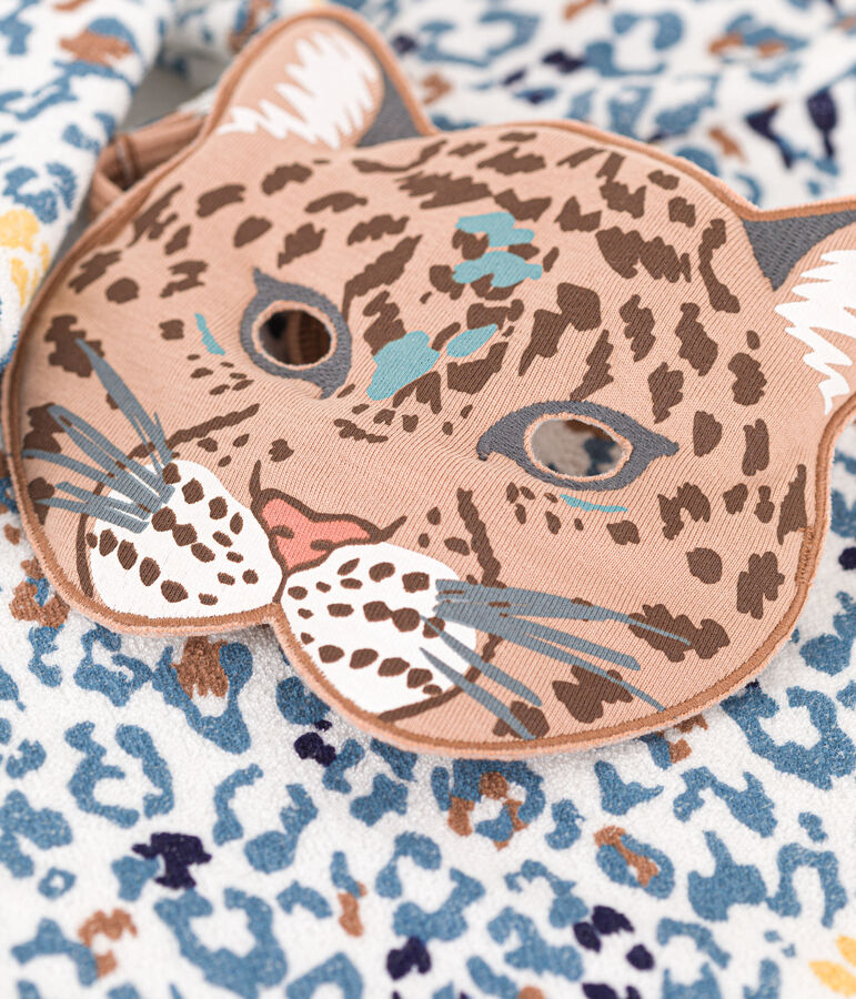 Pyjama d&eacute;guisement enfant avec un masque blanc MARSHMALLOW/blanc MULTICO