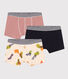 Lot de 3 boxers en coton enfant