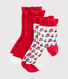 Lot de 2 paires de chaussettes enfant fille
