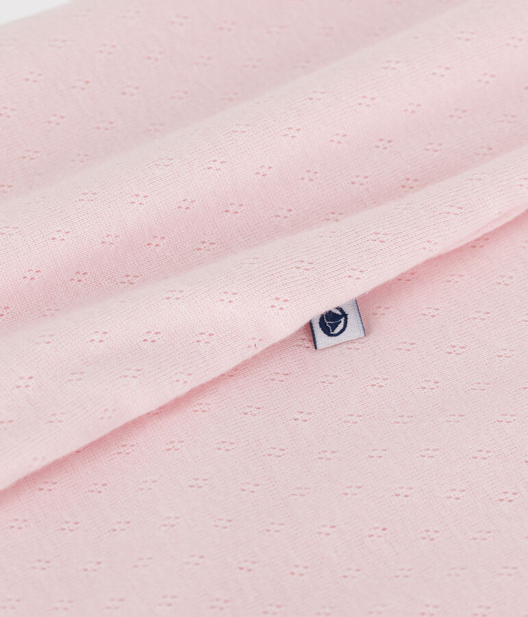 Gigoteuse b&eacute;b&eacute; en coton unis TOG 0.5 rose FLEUR